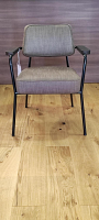 Vitra Fauteuil Direction Stoff Fifty Fifty 38 Beige Metall 6