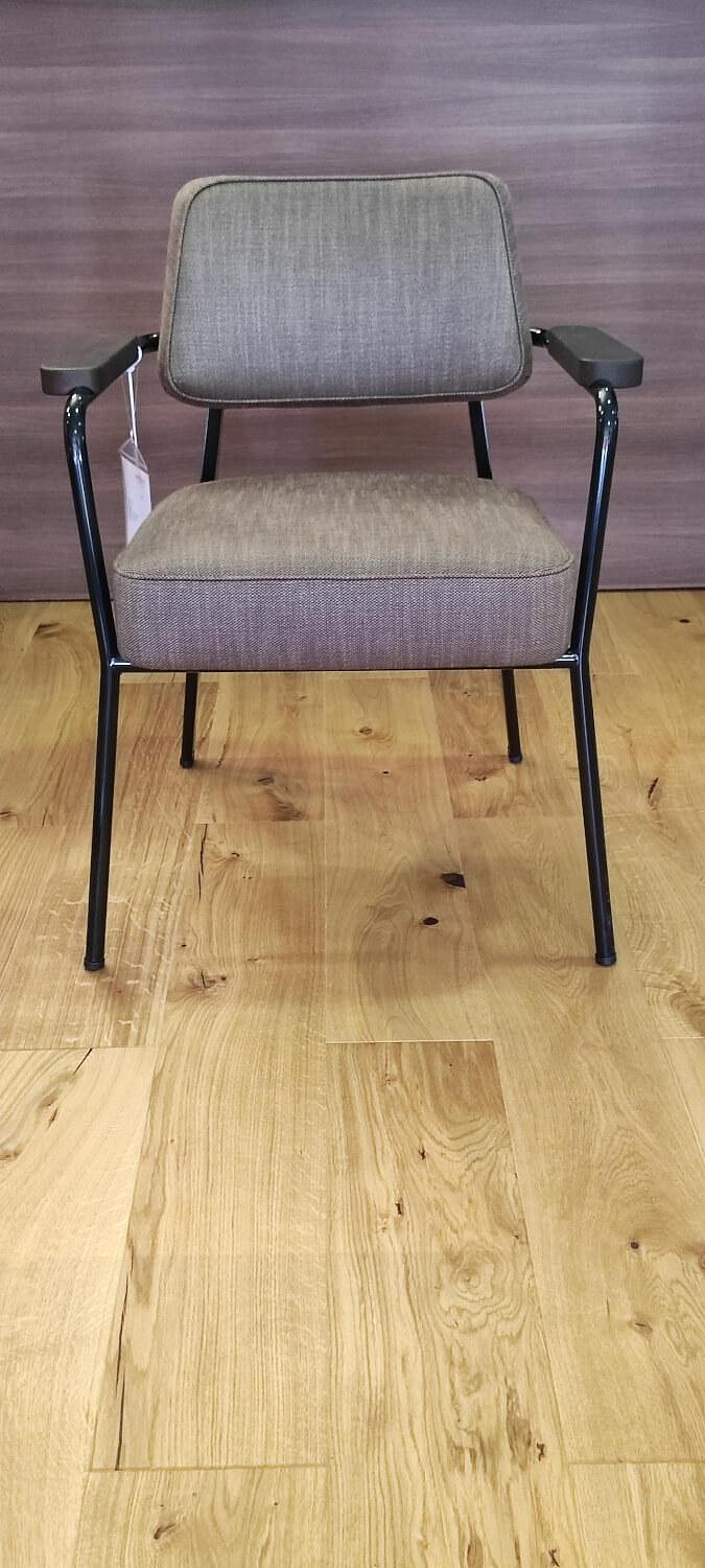 Vitra Fauteuil Direction Stoff Fifty Fifty 38 Beige Metall 2