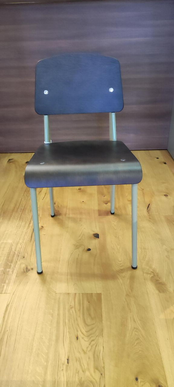Vitra Stuhl Standard Sitz Rücken Metall Prouvé Vermeer Grün 6