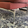 Vitra Chaise Lounge Suita Stoff Laser Rot Moorbraun 13