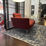 Vitra Chaise Lounge Suita Stoff Laser Rot Moorbraun 11