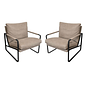 Walter Knoll Fabricius Chair Leather Muscat Brown Set 2 4