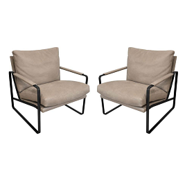 Walter Knoll Fabricius Chair Leather Muscat Brown Set 2 4