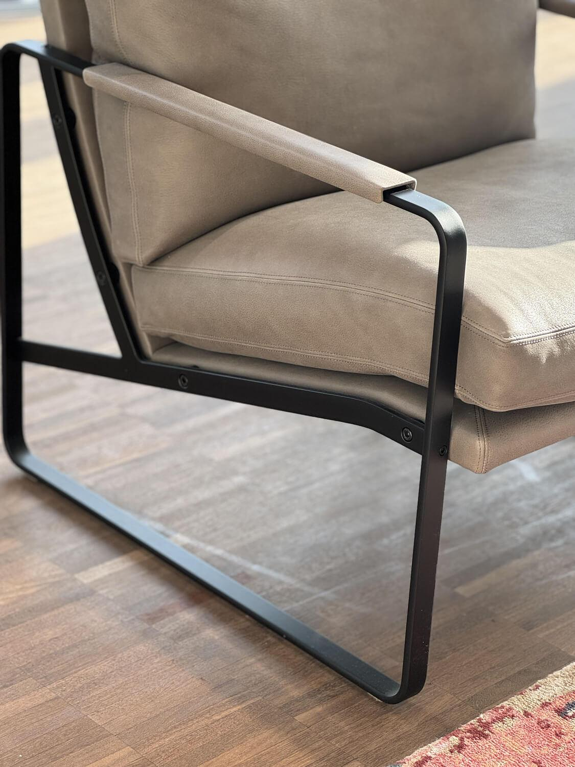Walter Knoll Fabricius Chair Leather Muscat Brown Set 2 3