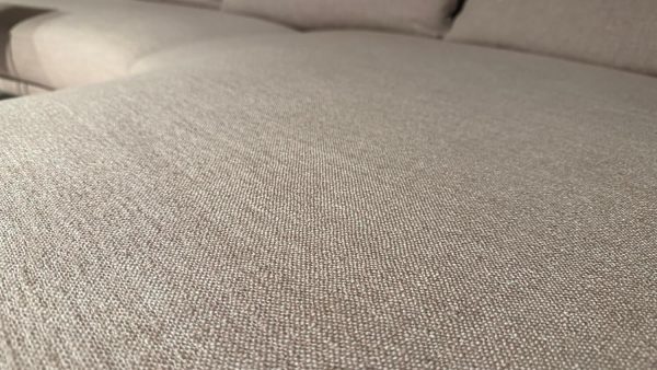 Walter Knoll Maaru Ecksofa Champagne Stoff Schwarz 8