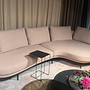 Walter Knoll Maaru Ecksofa Champagne Stoff Schwarz 10