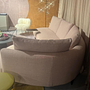 Walter Knoll Maaru Ecksofa Champagne Stoff Schwarz 7