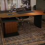 Walter Knoll Keypiece Nussbaum Schreibtisch Höhenverstellbar 13