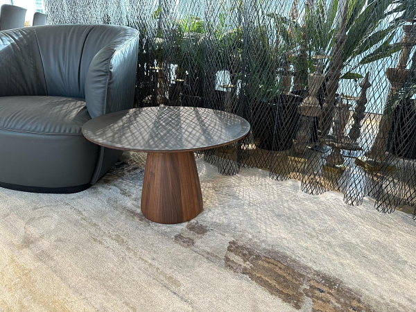 Walter Knoll Foster Tisch Stahl Braun Nussbaum 6