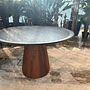Walter Knoll Foster Tisch Stahl Braun Nussbaum 3