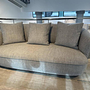 Walter Knoll Sofa Ishino Stoff Togba Kiesel Grau Meliert 7