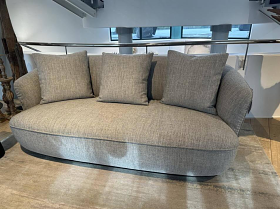 Walter Knoll Sofa Ishino Stoff Togba Kiesel Grau Meliert 7