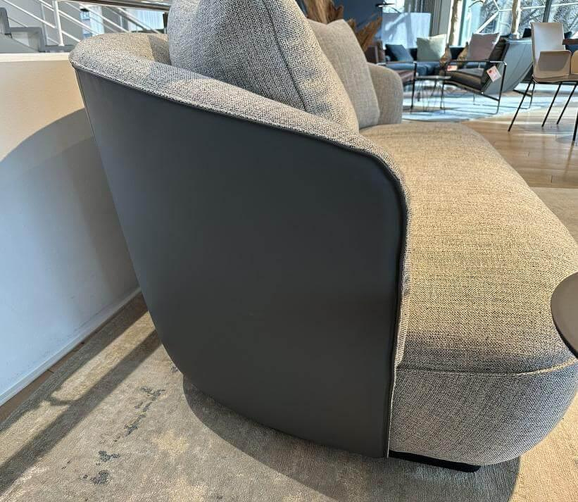 Walter Knoll Sofa Ishino Fabric Togba Pebble Gray Melange 9
