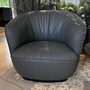 Walter Knoll Sessel Ishino Leder Congress 1441 Basalt Grau 10