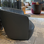 Walter Knoll Sessel Ishino Leder Congress 1441 Basalt Grau 5