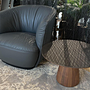 Walter Knoll Sessel Ishino Leder Congress 1441 Basalt Grau 2