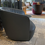Walter Knoll Sessel Ishino Leder Congress 1441 Basalt Grau 12