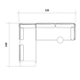 Vitra Anagram Ecksofa Stoff Rot Gestell Bordeaux 4