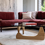 Vitra Anagram Ecksofa Stoff Rot Gestell Bordeaux 10