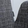 Walter Knoll Liz Stuhl Set Stoff Grau Gestell Stahl 7