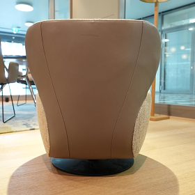 Walter Knoll Sessel Bao Klein Stoff Sorel Smoke Quarz Beige 10