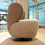Walter Knoll Sessel Bao Klein Stoff Sorel Smoke Quarz Beige 7
