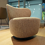 Walter Knoll Sessel Bao Klein Stoff Sorel Smoke Quarz Beige 12