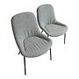 Walter Knoll Stuhl Set Sheru Stoff Gaia 7891 Platin Grau 0