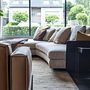 Walter Knoll Ecksofa Tama Stoff Beige Armlehne Leder 8