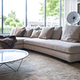 Walter Knoll Ecksofa Tama Stoff Beige Armlehne Leder 13