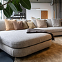 Walter Knoll Ecksofa Tama Stoff Beige Armlehne Leder 14