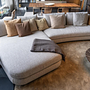 Walter Knoll Ecksofa Tama Stoff Beige Armlehne Leder 5