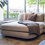 Walter Knoll Ecksofa Tama Stoff Beige Armlehne Leder 9
