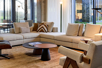 Walter Knoll Living Landscape 755 Ecksofa Bezug Curly Beige 13