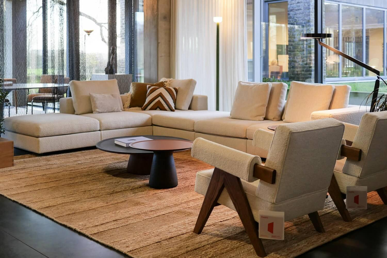 Walter Knoll Living Landscape 755 Ecksofa Bezug Curly Beige 2