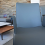 Walter Knoll Liz 1302 Leder Congress Sessel Grau Schwarz 10