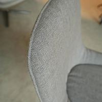 Walter Knoll Stuhl Set Sheru Stoff Gaia 7891 Platin Grau 9
