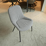 Walter Knoll Stuhl Set Sheru Stoff Gaia 7891 Platin Grau 10