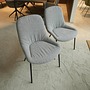 Walter Knoll Stuhl Set Sheru Stoff Gaia 7891 Platin Grau 13