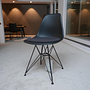 Eames Plastic Side Chair DSR Dunkelgrau 9