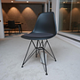 Eames Plastic Side Chair DSR Dunkelgrau 1