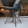 Eames Plastic Side Chair DSR Dunkelgrau 2