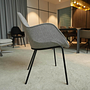Walter Knoll Sheru Armlehnstuhl Platin Grau Stoff 9