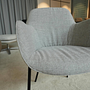 Walter Knoll Sheru Armlehnstuhl Platin Grau Stoff 12