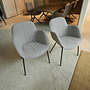 Walter Knoll Sheru Armlehnstuhl Platin Grau Stoff 6