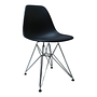 Eames Plastic Sidechair DSR Drahtgestell Schwarz 0