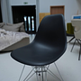 Eames Plastic Sidechair DSR Wire Frame Black 10