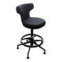 Vitra Pivot Barhocker Stoff Schwarz Aluminium poliert 9