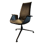 Walter Knoll Schalensessel FK Leder Dunkelbronze 0