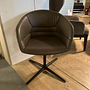 Walter Knoll Schalensessel Kyo 1342 Leder Khaki Braun Bronze 6